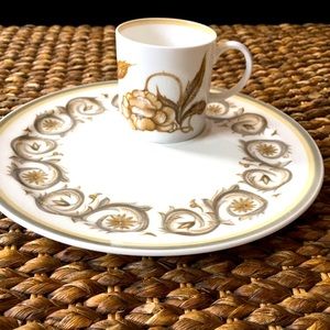 Susie Cooper Coffee Can & Sandwich Plate